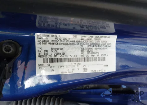 2012 Ford Focus Sel from USA, damaged, VIN 1FAHP3H21CL331104